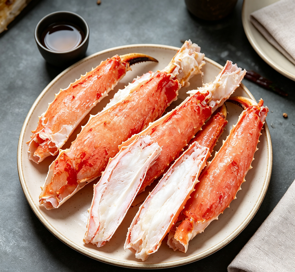 King Crab Legs, Cracked And Ready